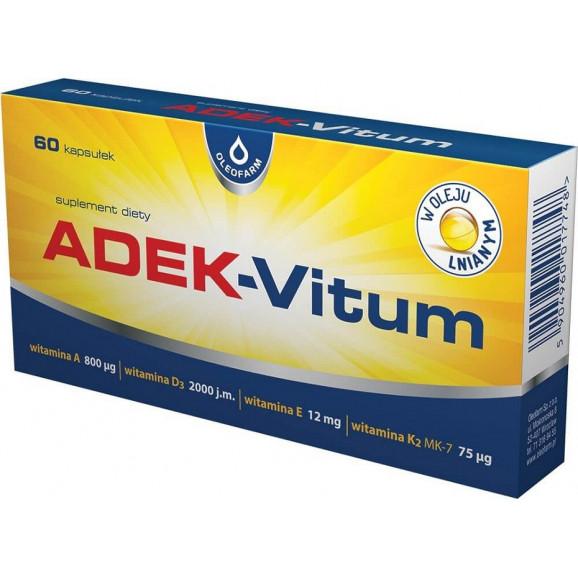 ADEK-Vitum, kapsułki, 30 szt. - zdjęcie produktu