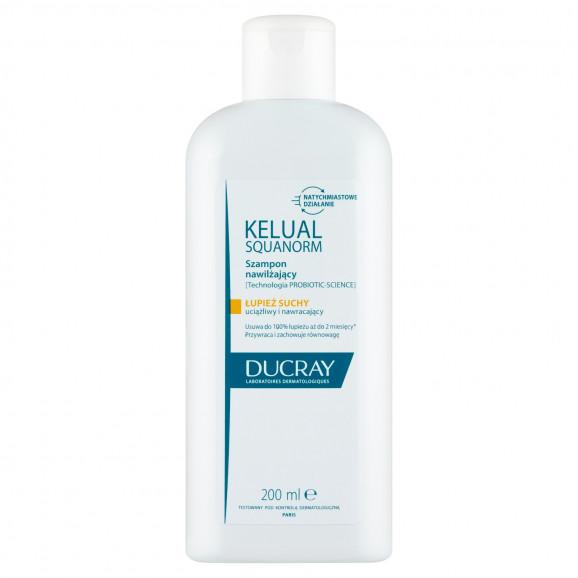 Ducray Kelual Squanorm Szampon przeciwłupieżowy, łupież suchy, 200 ml - zdjęcie produktu