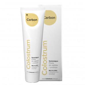 Colostrum Carbon+ Pasta do zębów + prebiotyk bez fluoru, 75 ml - zdjęcie produktu