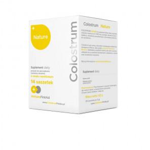 Colostrum Nature+, smak waniliowy, saszetka 3 g, 14 szt. - zdjęcie produktu