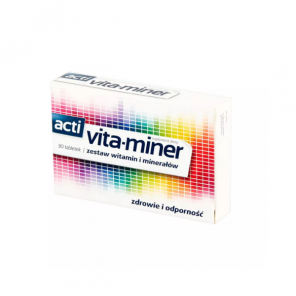 Acti Vita-Miner Aflofarm, tabletki, 30 szt. - zdjęcie produktu