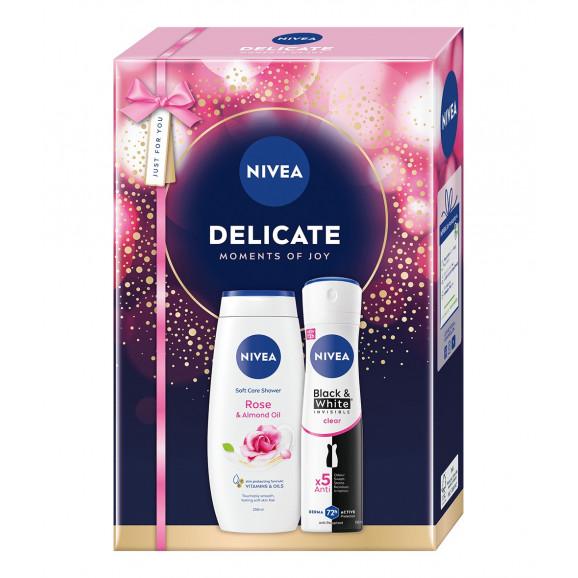 Nivea DELICATE Zestaw prezentowy kosmetyków, 1 szt. - zdjęcie produktu