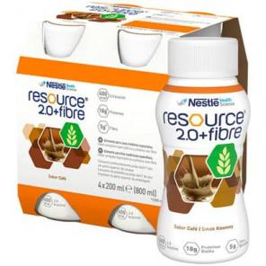 [22.12.2025] Nestle Resource 2.0 + Fibre, preparat odżywczy, smak kawowy, 4 x 200 ml, KRÓTKA DATA - [22.12.2025] - zdjęcie produktu