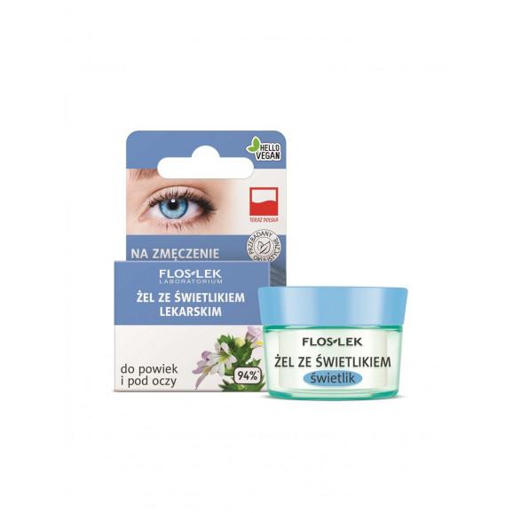 Flos-Lek Żel ze świetlikiem lekarskim do powiek i pod oczy, 10 g - zdjęcie produktu