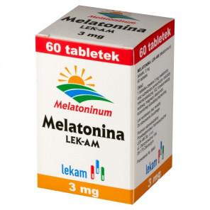 Melatonina LEK-AM 3 mg, 60 tabletek - zdjęcie produktu