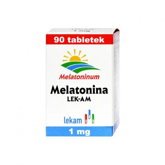 Melatonina LEK-AM 1 mg, 90 tabletek - zdjęcie produktu