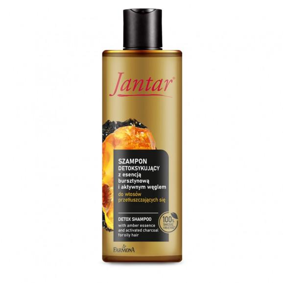 Farmona Jantar Szampon z esencją bursztynową i węglem do włosów przetłuszczających się, 300 ml - zdjęcie produktu