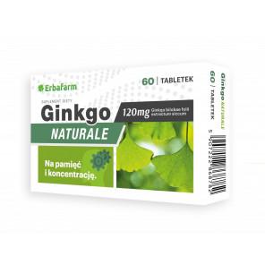 Erbafarm Ginkgo Naturale, 60 tabletek - zdjęcie produktu