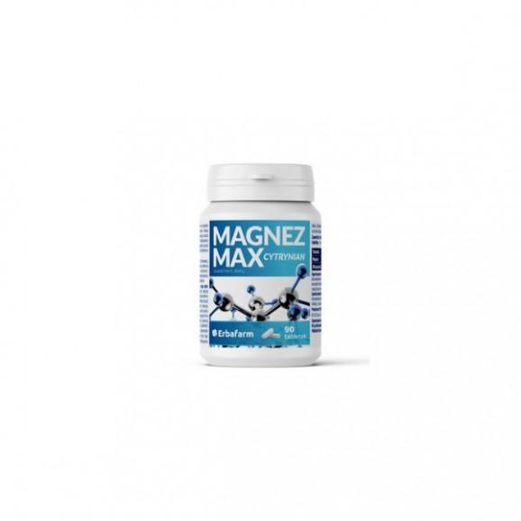 Erbafarm Magnez Max Cytrynian, 90 tabletek - zdjęcie produktu