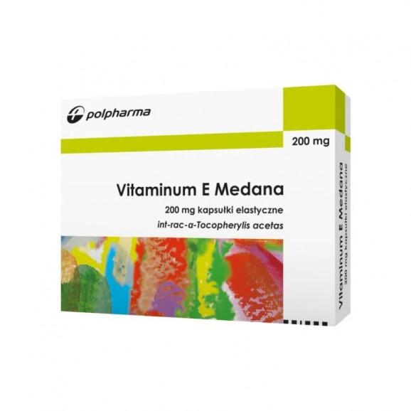 Vitaminum E Medana 200 mg, kapsułki elastyczne (20 szt.) - zdjęcie produktu
