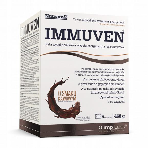 Olimp Immuven, preparat odżywczy, smak kawowy, 78 g x 6 saszetek - zdjęcie produktu