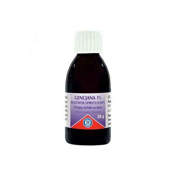 Hasco Gencjana 1% roztwór spirytusowy, 20 ml - zdjęcie produktu
