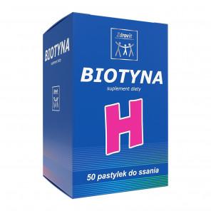 Zdrovit Biotyna – suplement diety (50 pastylek o smaku ananasowym) - zdjęcie produktu