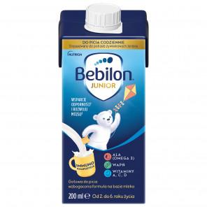 Bebilon Junior, wzbogacona formuła na bazie mleka, dla dzieci 2-6 lat, 200 ml - zdjęcie produktu