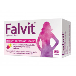 Falvit, tabletki drażowane, 60 szt. - zdjęcie produktu
