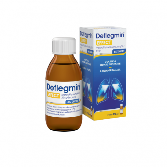 Deflegmin, 30 mg/5 ml, syrop, 120 ml - zdjęcie produktu
