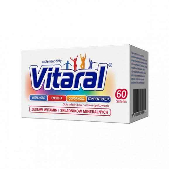 Vitaral, tabletki, 60 szt. Vitaral, tabletki, 60 szt. - zdjęcie produktu