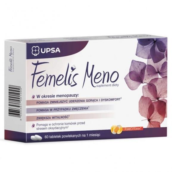 Femelis Meno – suplement diety (60 tabletek powlekanych) Femelis Meno – suplement diety (60 tabletek powlekanych) - zdjęcie produktu