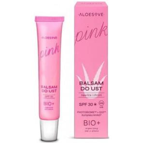 [31.12.2025] Aloesove Pink, balsam do ust, SPF 30, 15 ml, KRÓTKA DATA - [31.12.2025] - zdjęcie produktu