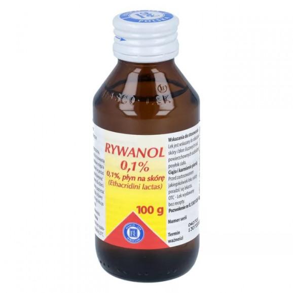 Rivanol 0,1% – płyn do stosowania na skórę (100 g) Rivanol 0,1% – płyn do stosowania na skórę (100 g) - zdjęcie produktu