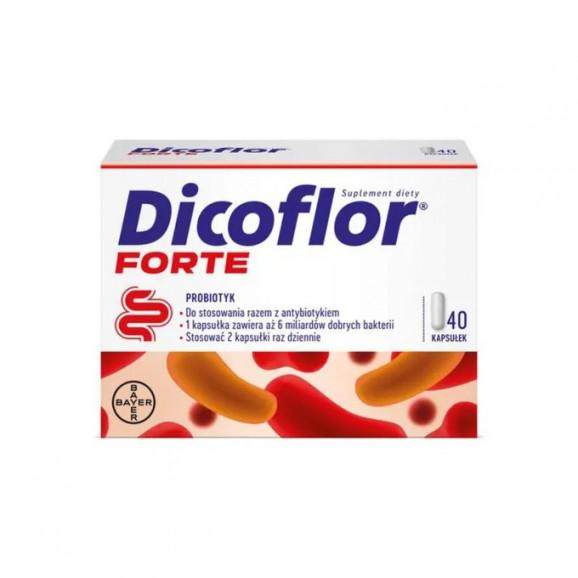 Dicoflor Forte, 40 kapsułek Dicoflor Forte, 40 kapsułek - zdjęcie produktu