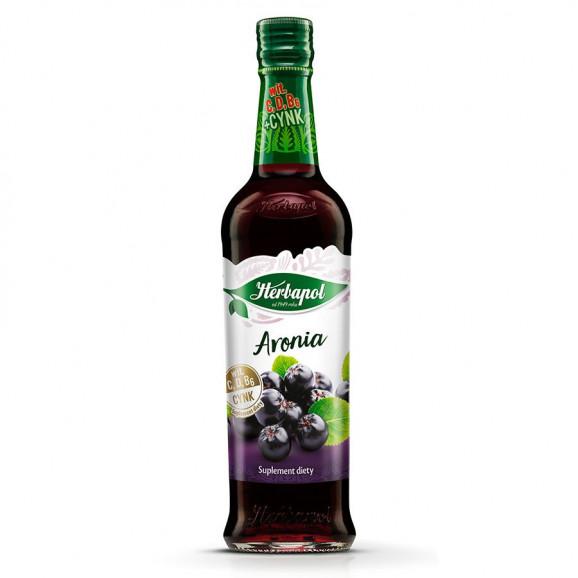 Herbapol Owocowa Spiżarnia Syrop o smaku aroniowym – suplement diety (420 ml) Herbapol Owocowa Spiżarnia Syrop o smaku aroniowym – suplement diety (420 ml) - zdjęcie produktu
