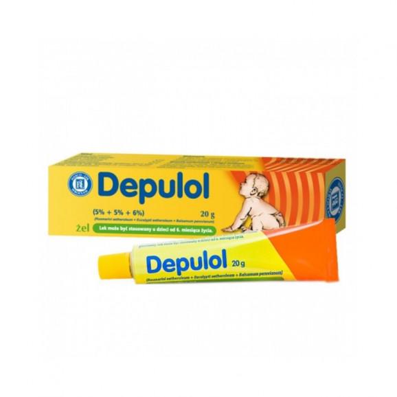Depulol 20 g — żel na przeziębienia i grypę Depulol 20 g — żel na przeziębienia i grypę - zdjęcie produktu