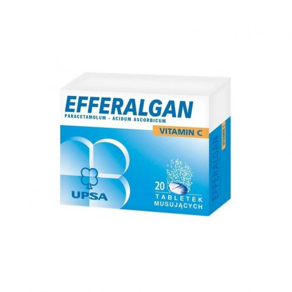 Efferalgan Vitamin C (20 tabletek musujących) Efferalgan Vitamin C (20 tabletek musujących) - zdjęcie produktu