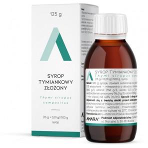 Syrop tymiankowy złożony Amara (125 g) - zdjęcie produktu