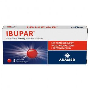 Ibupar 200 mg – niesteroidowy lek przeciwzapalny (10 tabletek) - zdjęcie produktu