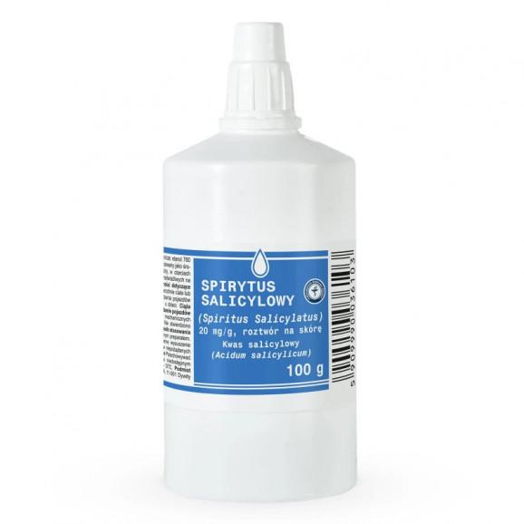 Spirytus salicylowy 2% roztwór na skórę 100g Spirytus salicylowy 2% roztwór na skórę 100g - zdjęcie produktu