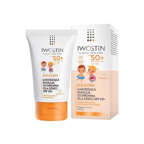 [31.12.2025] Iwostin Solecrin, emulsja ochronna dla dzieci powyżej 6 miesiąca, SPF 50+, 100 ml, KRÓTKA DATA - [31.12.2025] - zdjęcie produktu