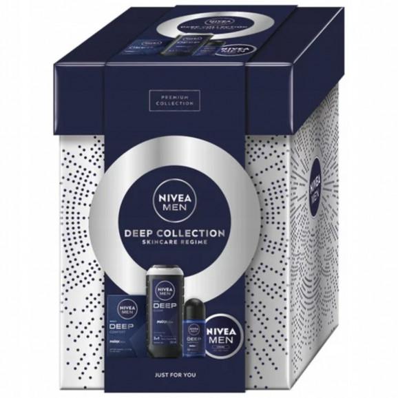 Nivea MEN DEEP COLLECTION Zestaw prezentowy kosmetyków, 1 szt. Nivea MEN DEEP COLLECTION Zestaw prezentowy kosmetyków, 1 szt. - zdjęcie produktu
