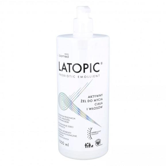 Latopic Żel do mycia ciała i włosów – dermokosmetyk (1000 ml) Latopic Żel do mycia ciała i włosów – dermokosmetyk (1000 ml) - zdjęcie produktu