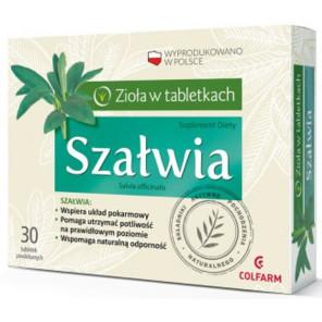 Szałwia tabletki powlekane – suplement diety (30 tabletek) - zdjęcie produktu