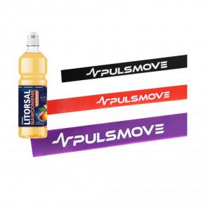 PULSMOVE Zestaw 3 taśm oporowych do ćwiczeń i fizjoterapii + GRATIS Litorsal Nawodnienie Multiwitamina, smak ananas-mango, na - zdjęcie produktu