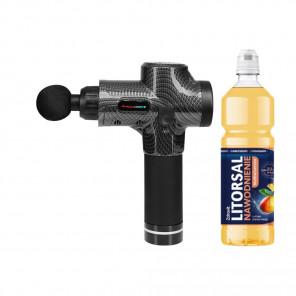 PULSMOVE Masażer Karbowany 16,8V z 6 końcówkami + GRATIS Litorsal Nawodnienie Multiwitamina, smak ananas-mango, 750 ml - zdjęcie produktu