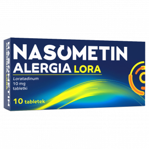 Nasometin Alergia Lora 10 mg, 10 tabletek - zdjęcie produktu