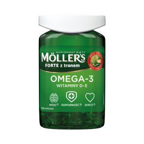 Mollers Forte z tranem, kapsułki, 112 szt. - zdjęcie produktu