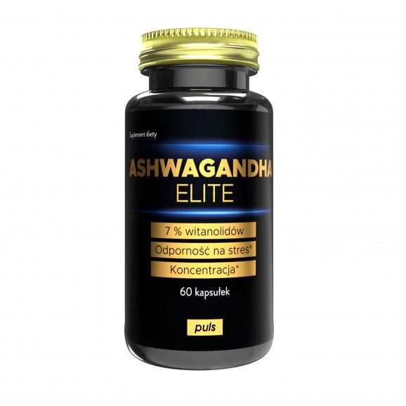 Ashwagandha Elite PULS, kapsułki, 60 szt. Ashwagandha Elite PULS, kapsułki, 60 szt. - zdjęcie produktu