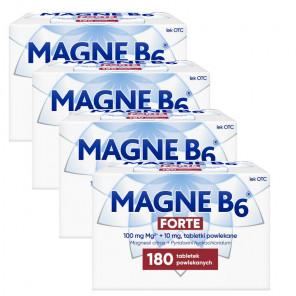 Magne B6 Forte, 100 mg + 10 mg, tabletki powlekane, 4 x 180 szt. - zdjęcie produktu