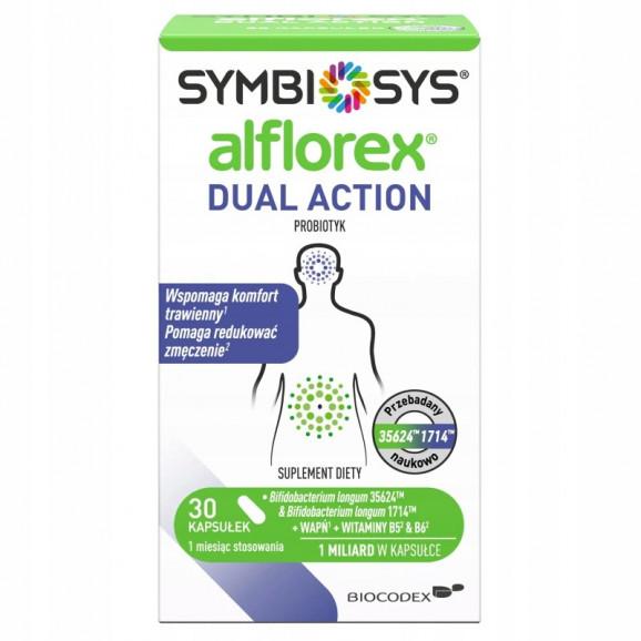 Symbiosys Alflorex Dual Action – suplement diety (30 kapsułek) Symbiosys Alflorex Dual Action – suplement diety (30 kapsułek) - zdjęcie produktu