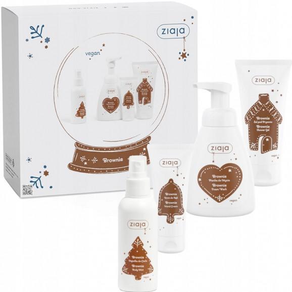 Ziaja Brownie Świąteczne Aromaty, zestaw prezentowy kosmetyków Ziaja Brownie Świąteczne Aromaty, zestaw prezentowy kosmetyków - zdjęcie produktu