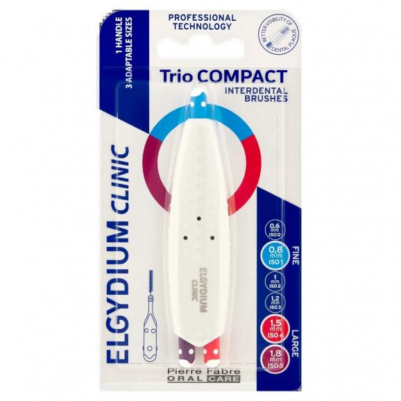 Elgydium Clinic Triocompact szczoteczka międzyzębowa, 3 sztuki Elgydium Clinic Triocompact szczoteczka międzyzębowa, 3 sztuki - zdjęcie produktu