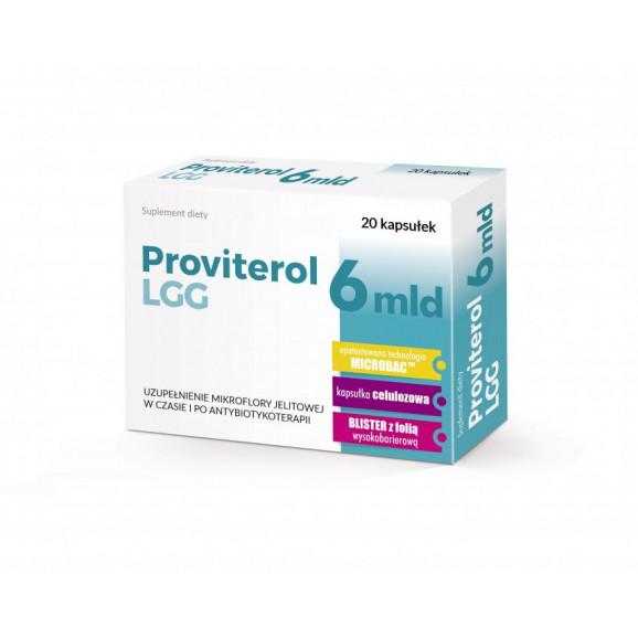 Proviterol LGG 6 mld – suplement diety (20 kapsułek) Proviterol LGG 6 mld – suplement diety (20 kapsułek) - zdjęcie produktu