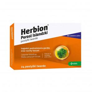 Herbion Porost Islandzki, 24 pastylki do ssania - zdjęcie produktu