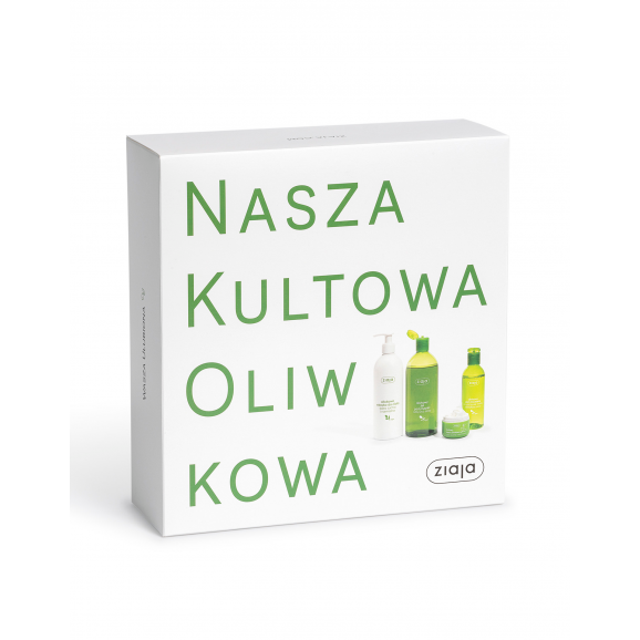 Ziaja Nasza Kultowa Oliwkowa, zestaw prezentowy kosmetyków Ziaja Nasza Kultowa Oliwkowa, zestaw prezentowy kosmetyków - zdjęcie produktu