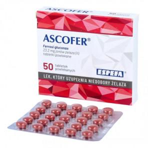 Ascofer 200 mg, 50 tabletek powlekanych - zdjęcie produktu