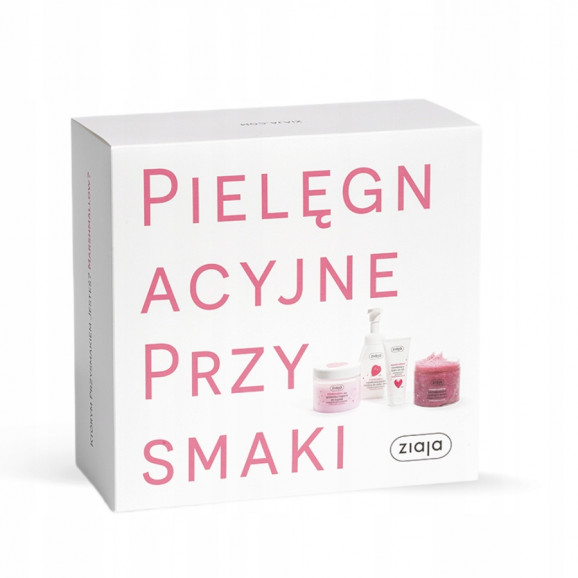 Ziaja Pielęgnacyjne Przysmaki, zestaw prezentowy kosmetyków Ziaja Pielęgnacyjne Przysmaki, zestaw prezentowy kosmetyków - zdjęcie produktu