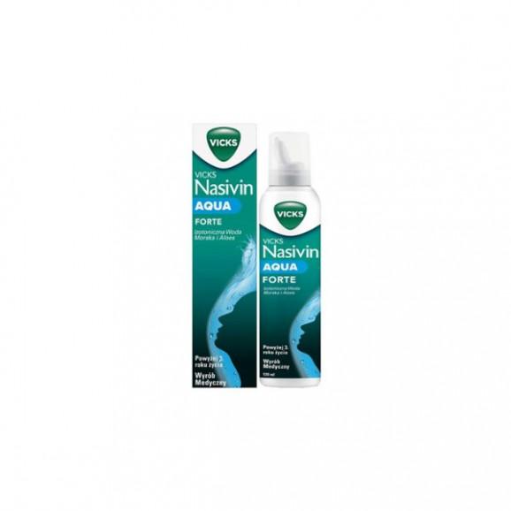 Vicks Nasivin Aqua Forte spray 120 ml – wyrób medyczny Vicks Nasivin Aqua Forte spray 120 ml – wyrób medyczny - zdjęcie produktu